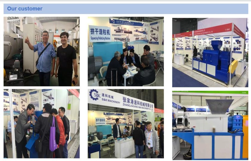 Waste PVC Pipe/PP Bag/Pet Bottle/PE Film Plastic Recycling Machine with Washing and Pelletizer/Extruder/Suqeezer/Granulator for Different Soft or Hard Materials