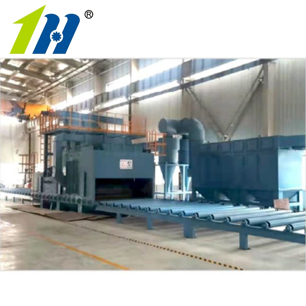 Roller Conveying Steel Wire Mesh Belt Shot Blasting Machine